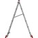 Staircase-Volume 97970, aluminum, 3 in 1, 6 steps, 1620 mm