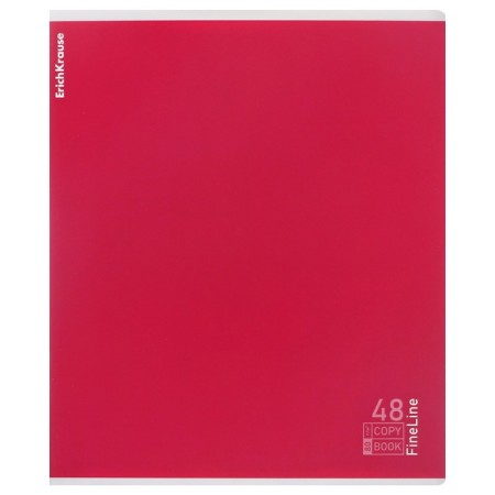Notebook of 48 sheets in the Erichkrause "Fineline" line, covered cardboard, mix-6