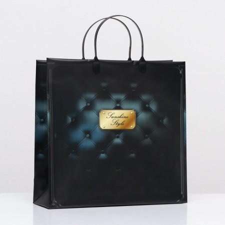 Package "Black Lux with gold, soft plastic, 30 x 30 cm 120 μm