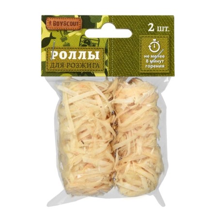 Rolls for the ignition of barbecue, barbecue, fireplaces and furnaces, 2 pcs. packaged-1