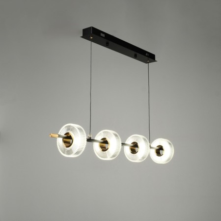 Lamp with PDD "Malmo" LED 20W 3000-6000K black and gold 180x15x15-115 cm-1
