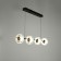 Lamp with PDD "Malmo" LED 20W 3000-6000K black and gold 180x15x15-115 cm