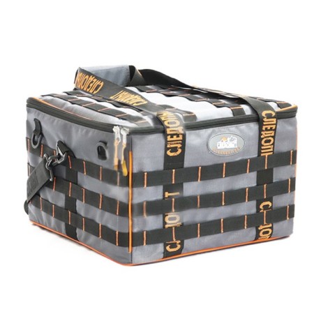 Bag Fisheries Base Lure Bag XXL, 38x38x25 cm, gray color + 7 boxes Luno 28