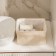 Storage for storing things SL Home, 32 × 23 × 18.5 cm, beige color
