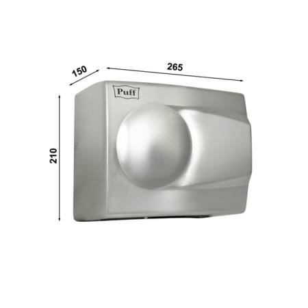 Hand dryer PUFF-8828, 1500 W-7