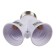 Ecla adapter, from the basement E27 to 2he27, white