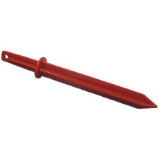Set of pegs, universal, h = 23 cm, d = 20 mm, set 25 pcs., Red