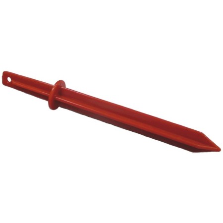 Set of pegs, universal, h = 23 cm, d = 20 mm, set 25 pcs., Red
