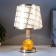 Table lamp Aleessia 1x60W E27 Gold 21x21x33.5 cm Risalux