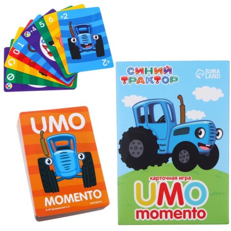 Card game "Umo Momento", Blue Tractor-6
