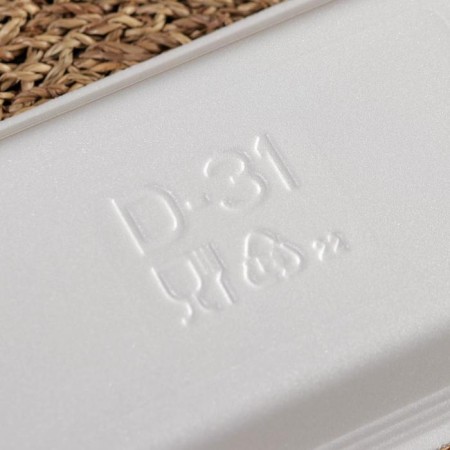 Single-sneaker for products is disposable, 22.5 × 13.5 × 3 cm, white color-3