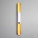 Sconces "bambo" E27 40W white gold 6x6x60cm