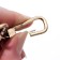 Metal carbine, 50 × 45 mm / 38 × 3 mm, 5 pcs, gold color
