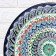 Largan Rishtan ceramics "Patterns", 36 cm, blue