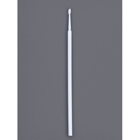 Micro -shoes for increasing and laminating eyelashes, set - 10 pcs, 9.5 cm, white color-3