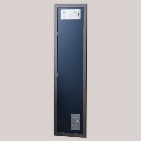Retta mirror, 30x120 cm, wall, black-1
