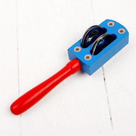 Toy musical rattle with bells Malaya mix-1