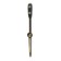 Hook furniture tundra TKO003, one -rod, bronze, 50 pcs
