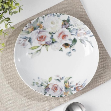 Deep plate "Verona", 700 ml, d = 20 cm, white, porcelain-1