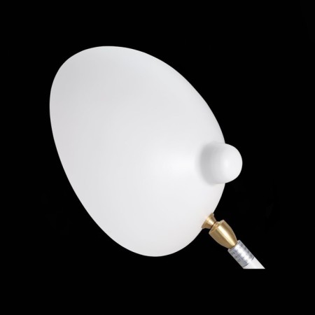 ST LUCE bedside lamp. SL305.504.01. SPRUZZO. 1x60 W, E27, 38x53 cm, white color-9