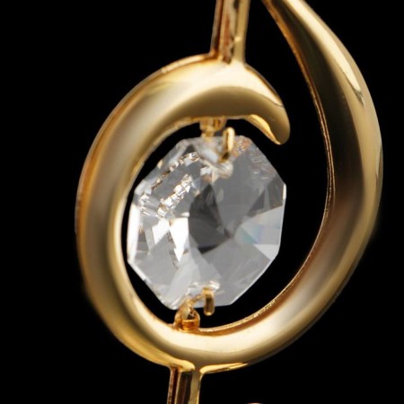 Souvenir "Violin key", 3.2 × 3.2 × 8 cm, with a crystal-3