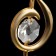 Souvenir "Violin key", 3.2 × 3.2 × 8 cm, with a crystal