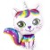 Foil ball 38 ’’ “Sable kitten”, figure, 1 pc., Pink color