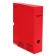 Archive box with a valve, microgofrotcarton, 75mm, red, up to 700l.