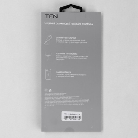 TFN case for Samsung M12, TPU, transparent-4