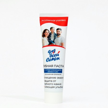 Toothpaste "for the whole family" with a bleaching effect, 100 ml