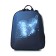 School backpack, synthetic fabric, 300x370x170 cm, black