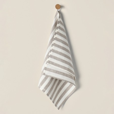 Sl Home "Stickt Line" 40x70cm, flax 100%, 180 g/m2