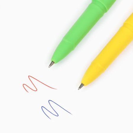 Gel pen "Happy New Year!", 2 pcs., Blue and red pasta-2