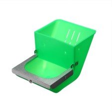 Rabbit feeders, bunker, plastic, green, Greengo