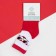 New Year's socks KAFTAN "Cool Santa" pr 16-18, red