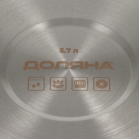 Stainless steel pan "GREAT", 5.7 liters, induction-5