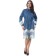 Dress shirt female wisell, size 44, blue color, green