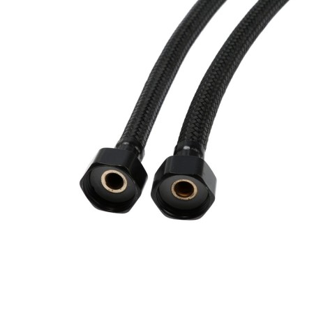 Flexible eyeliner for the Zein English mixer, nylon, 1/2 ", M10, 80 cm, set 2 pcs., Black-4