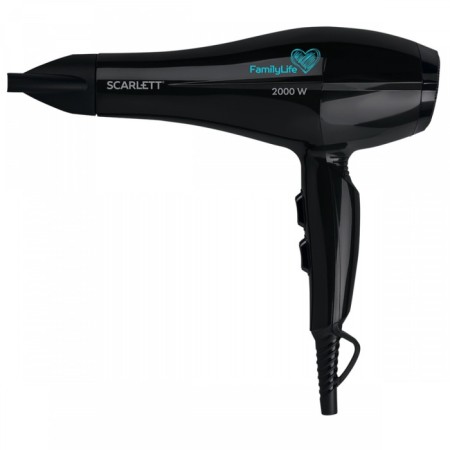 Claus Scarlett SC-HD70I79, 2000 W, 3 modes, 2 speeds, 2 nozzles, ionization, cord 1.8 m-1