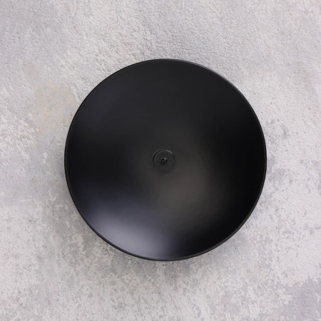 Lotus candlestick Metal for 1 candle "Lotus", 7.5x2 cm, Black Muars-2