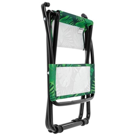 Folding chair, 38.5x37x65 cm, tropical leaves-5