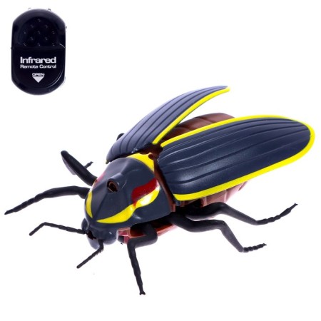 The insect radio -controlled "firefly" works from batteries, light