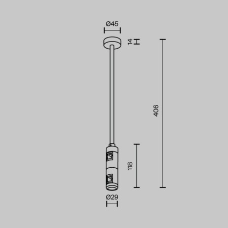 Components for the track system Technical tra158-d1-bs-4