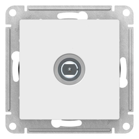 Television socket SE AtlasDesign, built -in, IP20, white, Atn000193