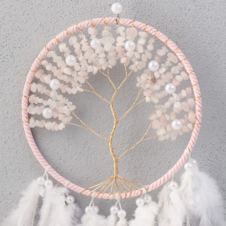 Dreams "tree with pearls" white-pink d = 16 cm 65x16 cm mix-1
