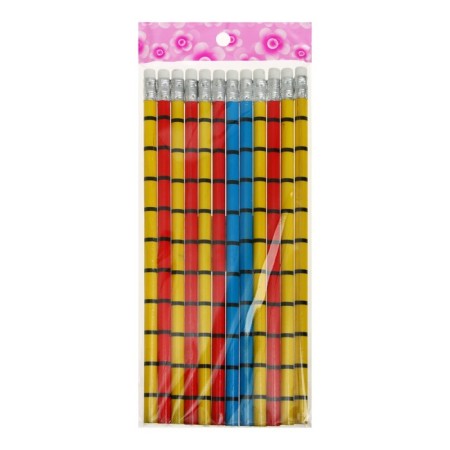 Chernographic pencil with the eraser "stripes", hardness of NV-4