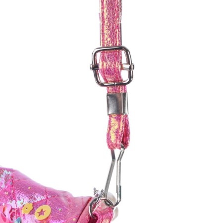 Children's bag on the valve, 6x12x16 cm, adjustable belt, pink mix-5