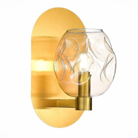 Sconces st. SL1188.301.01. Idesia. 1x40 W, E14, 17x30 cm, brass color-3