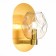 Sconces st. SL1188.301.01. Idesia. 1x40 W, E14, 17x30 cm, brass color