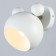 Bra "Barney" E27 40W white 20x20x20cm